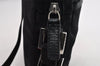 Authentic FENDI Vintage Shoulder Cross Body Bag Purse Nylon Leather Black 5115I