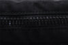 Authentic FENDI Vintage Shoulder Cross Body Bag Purse Nylon Leather Black 5115I