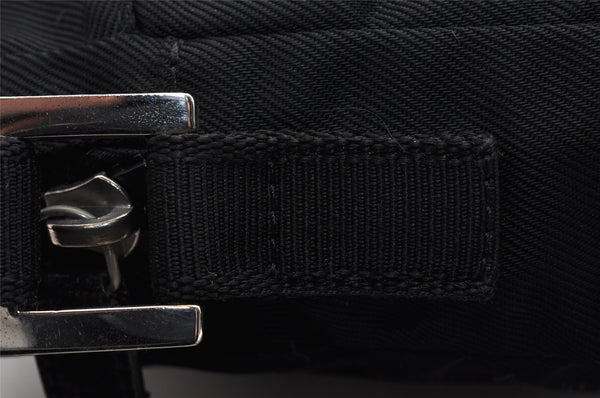 Authentic FENDI Vintage Shoulder Cross Body Bag Purse Nylon Leather Black 5115I