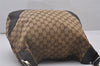 Authentic GUCCI Charlotte Shoulder Tote Bag GG Canvas Leather 203506 Brown 5116I