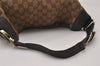 Authentic GUCCI Charlotte Shoulder Tote Bag GG Canvas Leather 203506 Brown 5116I