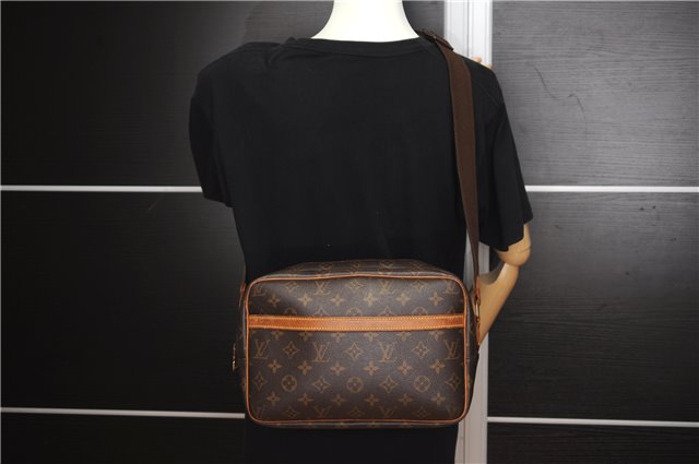 Authentic Louis Vuitton Monogram Reporter PM Shoulder Cross Bag M45254 LV 5117F