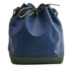 Authentic Louis Vuitton Epi Noe Bi-color Blue Green M44044 Drawstring Bag 5118I