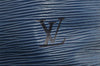 Authentic Louis Vuitton Epi Noe Bi-color Blue Green M44044 Drawstring Bag 5118I