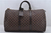Authentic Louis Vuitton Damier Keepall 50 Travel Boston Bag N41427 LV 5119E