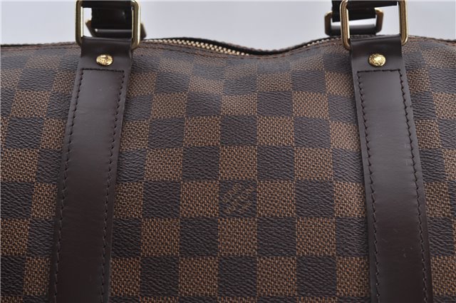 Authentic Louis Vuitton Damier Keepall 50 Travel Boston Bag N41427 LV 5119E