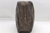 Auth Louis Vuitton Monogram Trousse Toilette 28 Clutch Hand Bag M47522 LV 5120D