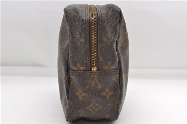 Auth Louis Vuitton Monogram Trousse Toilette 28 Clutch Hand Bag M47522 LV 5120D