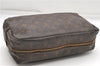 Auth Louis Vuitton Monogram Trousse Toilette 28 Clutch Hand Bag M47522 LV 5120D