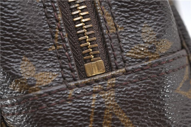 Auth Louis Vuitton Monogram Trousse Toilette 28 Clutch Hand Bag M47522 LV 5120D