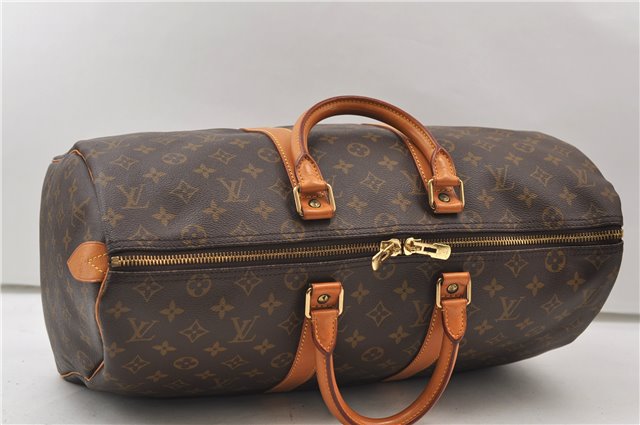 Authentic Louis Vuitton Monogram Keepall 45 Travel Boston Bag M41428 LV 5120E