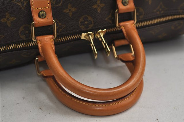 Authentic Louis Vuitton Monogram Keepall 45 Travel Boston Bag M41428 LV 5120E
