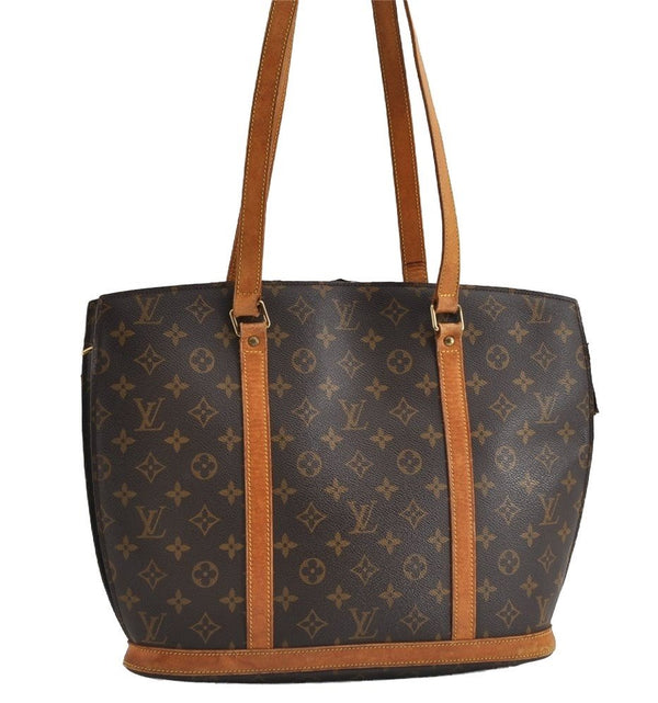 Authentic Louis Vuitton Monogram Babylone Shoulder Tote Bag M51102 LV 5120I