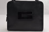 Authentic GUCCI Vintage Hand Tote Bag Purse Leather 0000812 Black 5122I