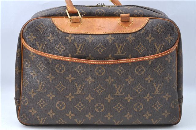Authentic Louis Vuitton Monogram Deauville Hand Bag M47270 LV Junk 5123B