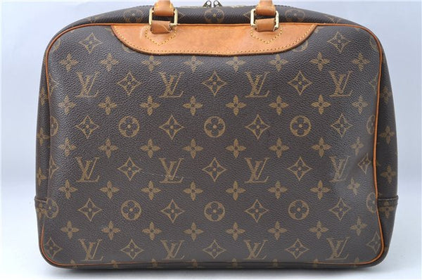 Authentic Louis Vuitton Monogram Deauville Hand Bag M47270 LV Junk 5123B
