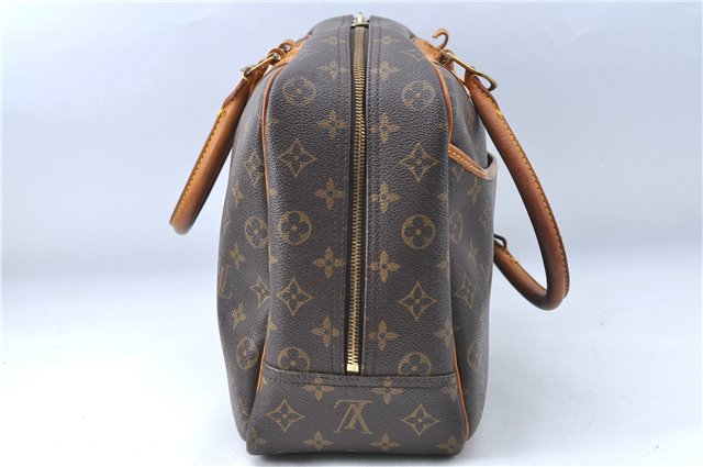 Authentic Louis Vuitton Monogram Deauville Hand Bag M47270 LV Junk 5123B