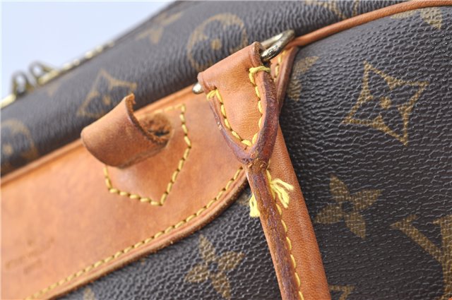 Authentic Louis Vuitton Monogram Deauville Hand Bag M47270 LV Junk 5123B