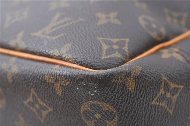 Authentic Louis Vuitton Monogram Deauville Hand Bag M47270 LV Junk 5123B
