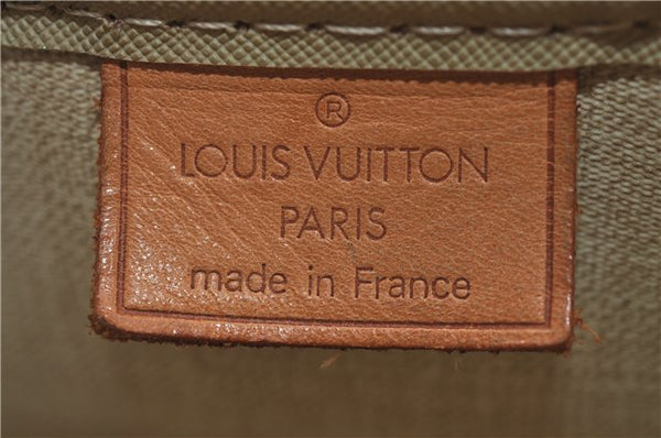 Authentic Louis Vuitton Monogram Deauville Hand Bag M47270 LV Junk 5123B