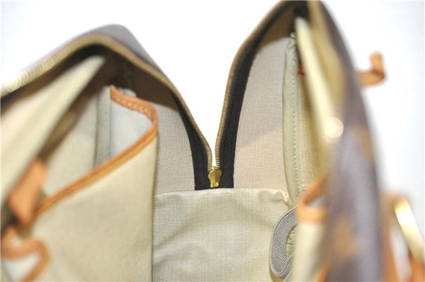 Authentic Louis Vuitton Monogram Deauville Hand Bag M47270 LV Junk 5123B