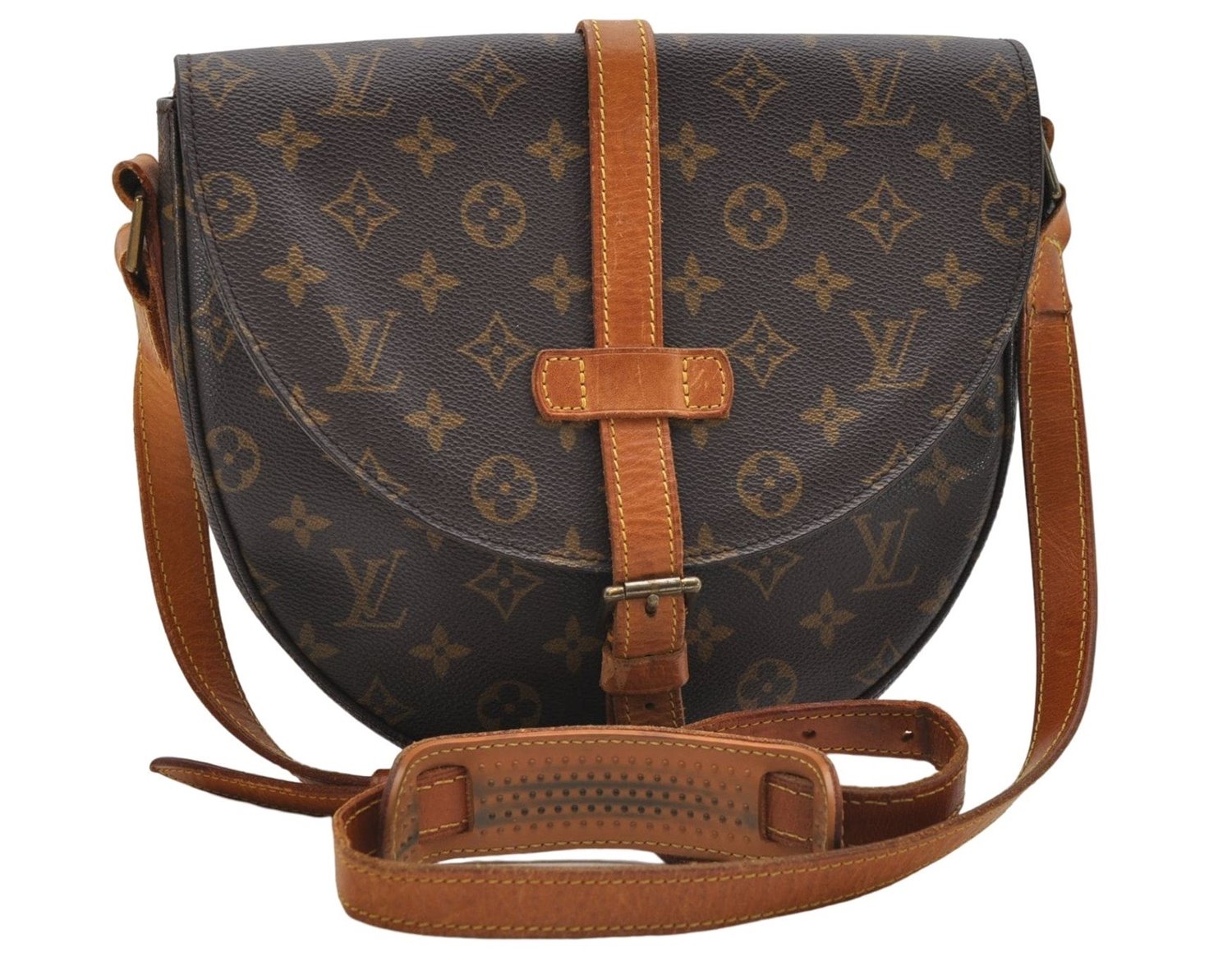 Auth Louis Vuitton Monogram Chantilly GM Shoulder Cross Body Bag M51232 LV 5123D
