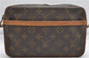 Authentic Louis Vuitton Monogram Compiegne 23 Clutch Hand Bag M51847 LV 5124D
