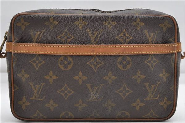 Authentic Louis Vuitton Monogram Compiegne 23 Clutch Hand Bag M51847 LV 5124D