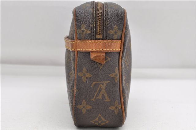 Authentic Louis Vuitton Monogram Compiegne 23 Clutch Hand Bag M51847 LV 5124D