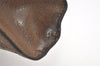 Authentic GUCCI Web Sherry Line Clutch Hand Bag Purse GG PVC Leather Brown 5124I