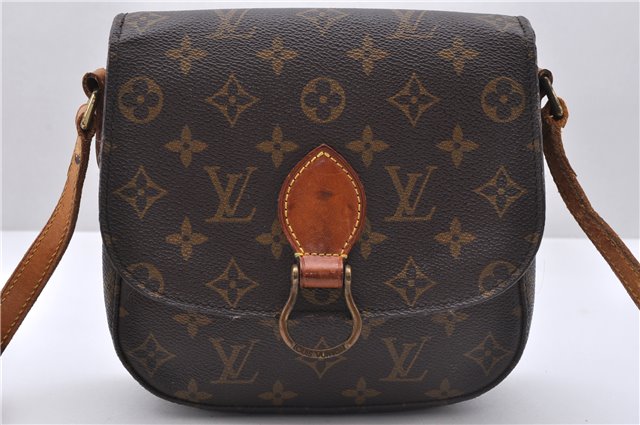 Auth Louis Vuitton Monogram Saint Cloud MM Shoulder Cross Bag M51243 LV 5125D