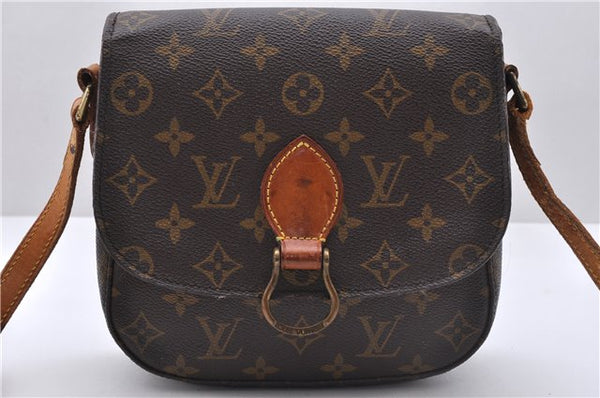 Auth Louis Vuitton Monogram Saint Cloud MM Shoulder Cross Bag M51243 LV 5125D