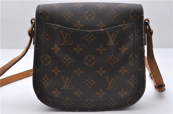 Auth Louis Vuitton Monogram Saint Cloud MM Shoulder Cross Bag M51243 LV 5125D