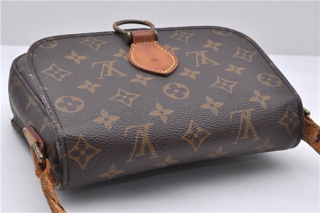 Auth Louis Vuitton Monogram Saint Cloud MM Shoulder Cross Bag M51243 LV 5125D