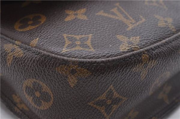 Auth Louis Vuitton Monogram Saint Cloud MM Shoulder Cross Bag M51243 LV 5125D
