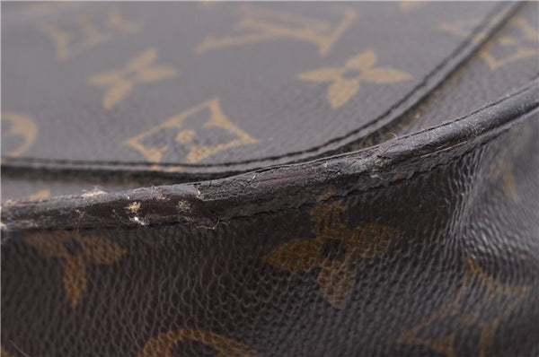 Auth Louis Vuitton Monogram Saint Cloud MM Shoulder Cross Bag M51243 LV 5125D