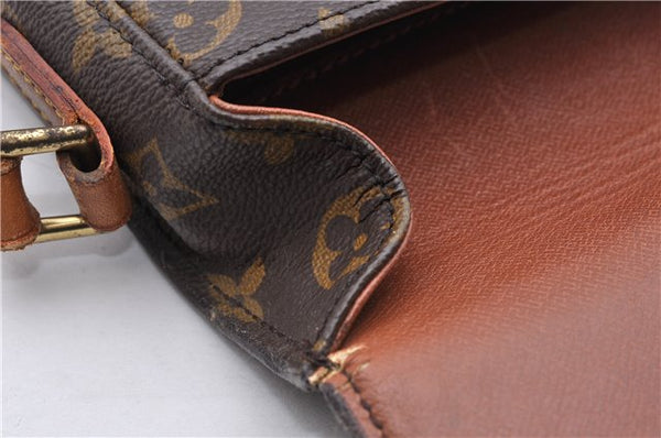 Auth Louis Vuitton Monogram Saint Cloud MM Shoulder Cross Bag M51243 LV 5125D