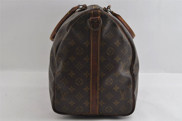 Auth Louis Vuitton Monogram Keepall Bandouliere 50 M41416 Boston Bag Junk 5125I