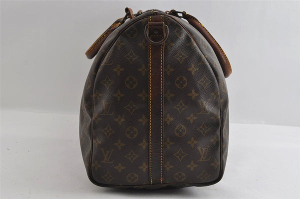 Auth Louis Vuitton Monogram Keepall Bandouliere 50 M41416 Boston Bag Junk 5125I