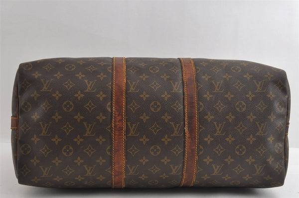 Auth Louis Vuitton Monogram Keepall Bandouliere 50 M41416 Boston Bag Junk 5125I