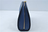 Authentic Louis Vuitton Epi Dauphine GM Cosmetic Pouch Blue M48435 LV 5126C