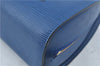 Authentic Louis Vuitton Epi Dauphine GM Cosmetic Pouch Blue M48435 LV 5126C