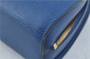 Authentic Louis Vuitton Epi Dauphine GM Cosmetic Pouch Blue M48435 LV 5126C