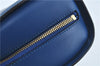Authentic Louis Vuitton Epi Dauphine GM Cosmetic Pouch Blue M48435 LV 5126C