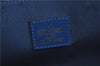 Authentic Louis Vuitton Epi Dauphine GM Cosmetic Pouch Blue M48435 LV 5126C