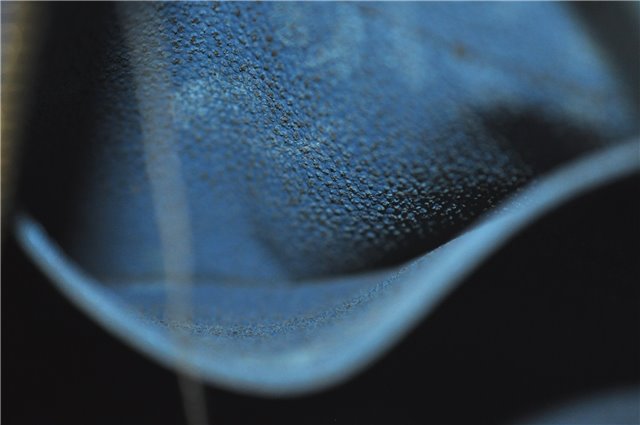 Authentic Louis Vuitton Epi Dauphine GM Cosmetic Pouch Blue M48435 LV 5126C