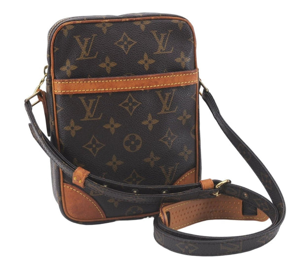 Authentic Louis Vuitton Monogram Danube Shoulder Cross Body Bag M45266 LV 5127D