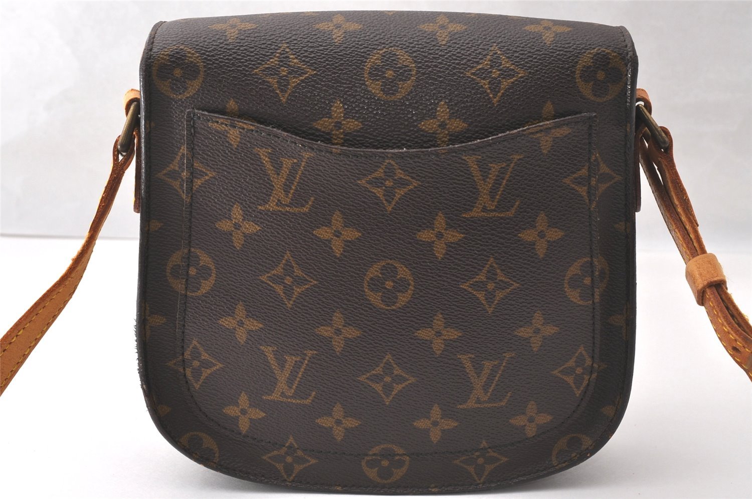 Authentic Louis Vuitton Monogram Saint Cloud MM M51243 Shoulder Cross Bag 5127I
