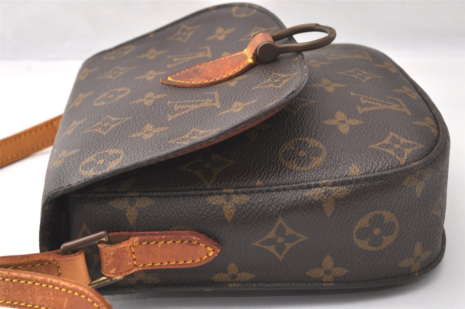 Authentic Louis Vuitton Monogram Saint Cloud MM M51243 Shoulder Cross Bag 5127I