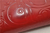 Authentic Christian Dior Trotter Vintage Bifold Wallet Purse Enamel Red CD 5128E